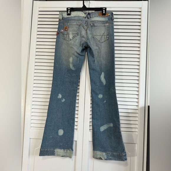 Extremely RARE Vintage Allen B by Allen Schwartz Jewelled Jeans women’s size 30 - Picture 13 of 15